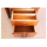 Furniture Office Den Six-Piece Bookcase Desk File Cabinet Set