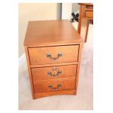 Furniture Office Den Six-Piece Bookcase Desk File Cabinet Set