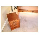 Furniture Office Den Six-Piece Bookcase Desk File Cabinet Set