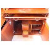 Furniture Office Den Six-Piece Bookcase Desk File Cabinet Set