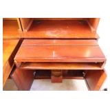 Furniture Office Den Six-Piece Bookcase Desk File Cabinet Set