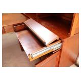 Furniture Office Den Six-Piece Bookcase Desk File Cabinet Set