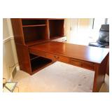 Furniture Office Den Six-Piece Bookcase Desk File Cabinet Set