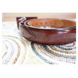 Table Desk DeCor…Pier 1 Beaded Table Runner w/Shelled-Filled Pedestal Fish Pole