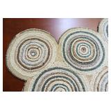 Table Desk DeCor…Pier 1 Beaded Table Runner w/Shelled-Filled Pedestal Fish Pole