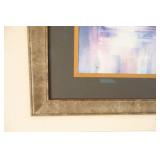 Signed Artwork 896/900 By Artist Lou Roman 1991 ‘City Lights’ w/COA…