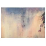 Signed Artwork 896/900 By Artist Lou Roman 1991 ‘City Lights’ w/COA…