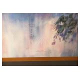 Signed Artwork 896/900 By Artist Lou Roman 1991 ‘City Lights’ w/COA…