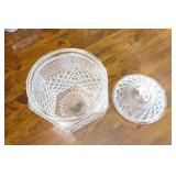 Wexford By Anchor Hocking Collectible Glass Cookie Jar, Covered Candy…