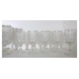 Vintage Wexford By Anchor Hocking Drinkware Stemware Water Vinegar Goblets Etc.