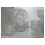 Vintage Wexford By Anchor Hocking Drinkware Stemware Water Vinegar Goblets Etc.