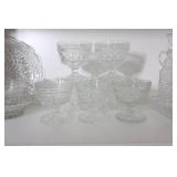 Vintage Wexford By Anchor Hocking Drinkware Stemware Water Vinegar Goblets Etc.