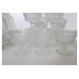 Vintage Wexford By Anchor Hocking Drinkware Stemware Water Vinegar Goblets Etc.