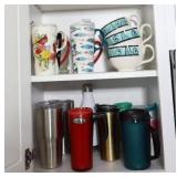 Assorted Coffee Mugs Tea Pots Etc