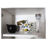 Assorted Coffee Mugs Tea Pots Etc