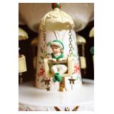 Lenox Holiday Carnival Swing Centerpiece Music Box Carousel Santa Bear Reindeer W/Box…