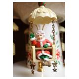 Lenox Holiday Carnival Swing Centerpiece Music Box Carousel Santa Bear Reindeer W/Box…