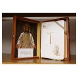 Collectible Wood-Encased Bible…
