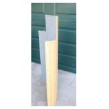 BAMJIUSHANG Bamboo Bath Shower Desk Mat Non-Skid Water-Repellent Rug