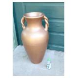 Home & Patio DeCor…Tall Heavy Indoor Clay Concrete-Style Urn Vessel Flower Pot…