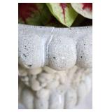 Lawn Garden & Patio DeCor…Heavy Concrete Urn-Style Planter w/Foliage…