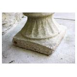 Lawn Garden & Patio DeCor…Heavy Concrete Urn-Style Planter w/Foliage…