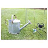 Lawn Garden & Patio DeCor…Metal Yard Art, Glass Gazing Ball w/Stand Etc