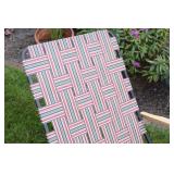 Patio Furniture…Deluxe Steel-Framed Folding Web Chaise Lounge Lawn Chair…