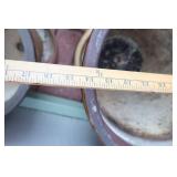 Lawn Garden & Patio DeCor…Tall Clay Leaf-Motif Flower Pot…