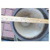 Lawn Garden & Patio DeCor…Tall Clay Leaf-Motif Flower Pot…