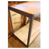 Storage Shelf Metal Wood Work Bench