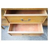 MCM Drexel Credenza TV Stand w/Display Shelves…