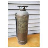 Antique Brass Randolph Soda Acid Tank ‘To Play Turn Bottom Up’