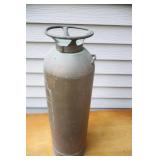 Antique Brass Randolph Soda Acid Tank ‘To Play Turn Bottom Up’