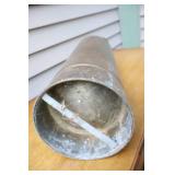 Antique Brass Randolph Soda Acid Tank ‘To Play Turn Bottom Up’