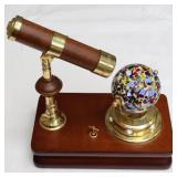 San Francisco Music Box Co vintage Kaleidoscope With Rotating Globe Sphere…