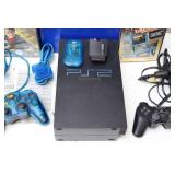 Original 2000 Sony PlayStation PS2 SCPH-30001 Blue Launch Box!!