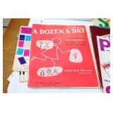 Vintage Assortment of Music Piano Instructional Books Etc