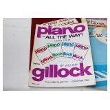 Vintage Assortment of Music Piano Instructional Books Etc