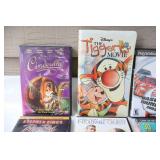 DVD Movies and The Tigger Movie on VHS