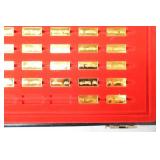 Collectibles…The World’s Great Performance Cars 24K Gold-Plated on Sterling Silver Ingots…