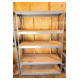 Storage Shelf Metal Wood Adjustable Shelving Rack