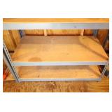 Storage Shelf Metal Wood Adjustable Shelving Rack