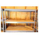 Storage Shelf Metal Wood Adjustable Shelving Rack