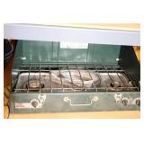 Camping...Coleman Guide Series 5428 Two-Burner Camp Stove, Tabletop Weber Grill Etc