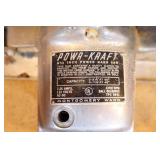 Vintage Montgomery Wards Powr-Kraft Circular 6 1/2-Inch Saw w/Metal Case