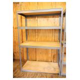 Storage Shelf Metal Wood Adjustable Shelving Rack