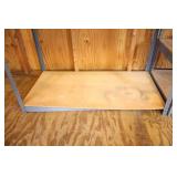 Storage Shelf Metal Wood Adjustable Shelving Rack