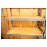 Storage Shelf Metal Wood Adjustable Shelving Rack