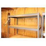 Storage Shelf Metal Wood Adjustable Shelving Rack
